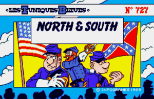 North & South Title (screenshot by Old School Game Blog)