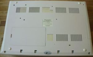 My Amiga 500 before the start of the make-over (photo by Old School Game Blog)