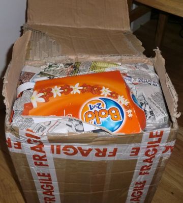 Excellent packaging secured the safe arrival of the new Amiga family member (photo by Old School Game Blog)