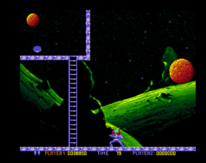 A ladder! (screenshot by Old School Game Blog)