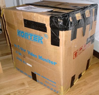 The package arrives (photo by Old School Game Blog)