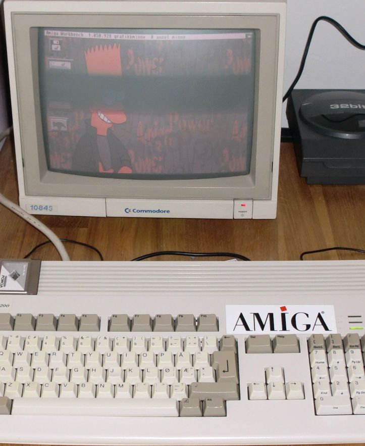 My new Commodore 1084S monitor (photo by Old School Game Blog)