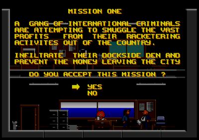 lethalweapon004mission1story The details of mission one (screenshot by Old School Game Blog)