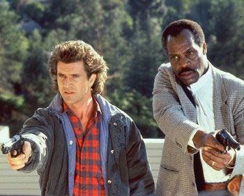 A picture from Lethal Weapon showing Riggs to the left and Murtaugh to the right (photo taken from http://www.moviesonline.ca/AdvHTML_Upload/lethal_weapon_1.jpg) A picture from Lethal Weapon showing Riggs to the left and Murtaugh to the right (photo taken from http://www.moviesonline.ca/AdvHTML_Upload/lethal_weapon_1.jpg)