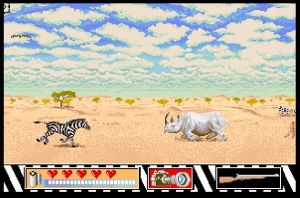 Take photographs of wild animals in Africa (snapshot by Old School Game Blog)