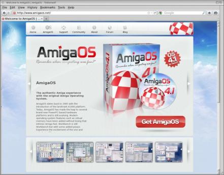Timberwolf and AmigaOS.net (picture taken from Amigaos.net)