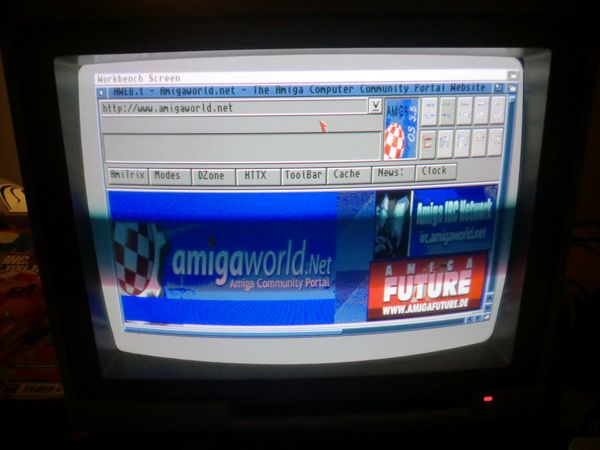 Visiting Amigaworld.net (photo by Old School Game Blog)