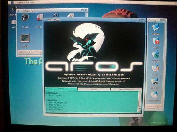 AROS in action! (photo by Old School Game Blog)