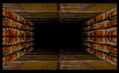 Doom-like maze (screenshot by Old School Game Blog)