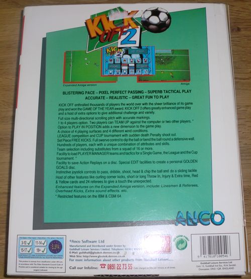 Kick Off 2 (photo by Old School Game Blog)