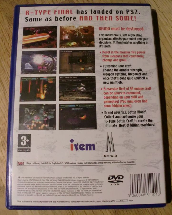 Here's the back of the box (photo by Old School Game Blog)