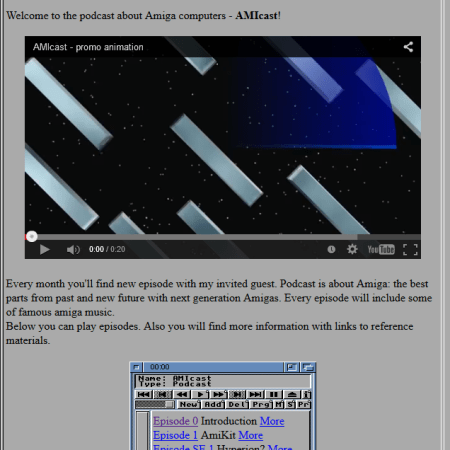 AMIcast - New Amiga podcast!