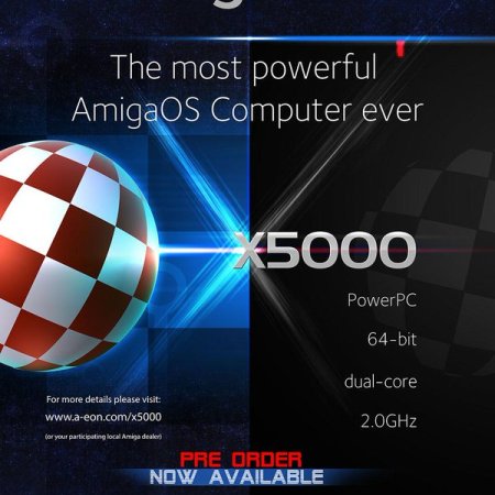 Advertisement for the AmigaOne X5000