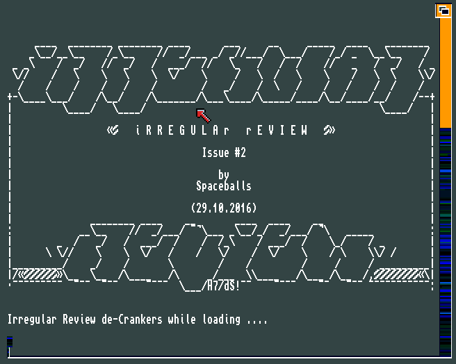 Screenshot from Irregular Review #2 by Spaceballs (screenshot by Old School Game Blog)