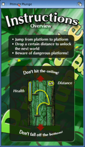 Instructions for Primate Plunge