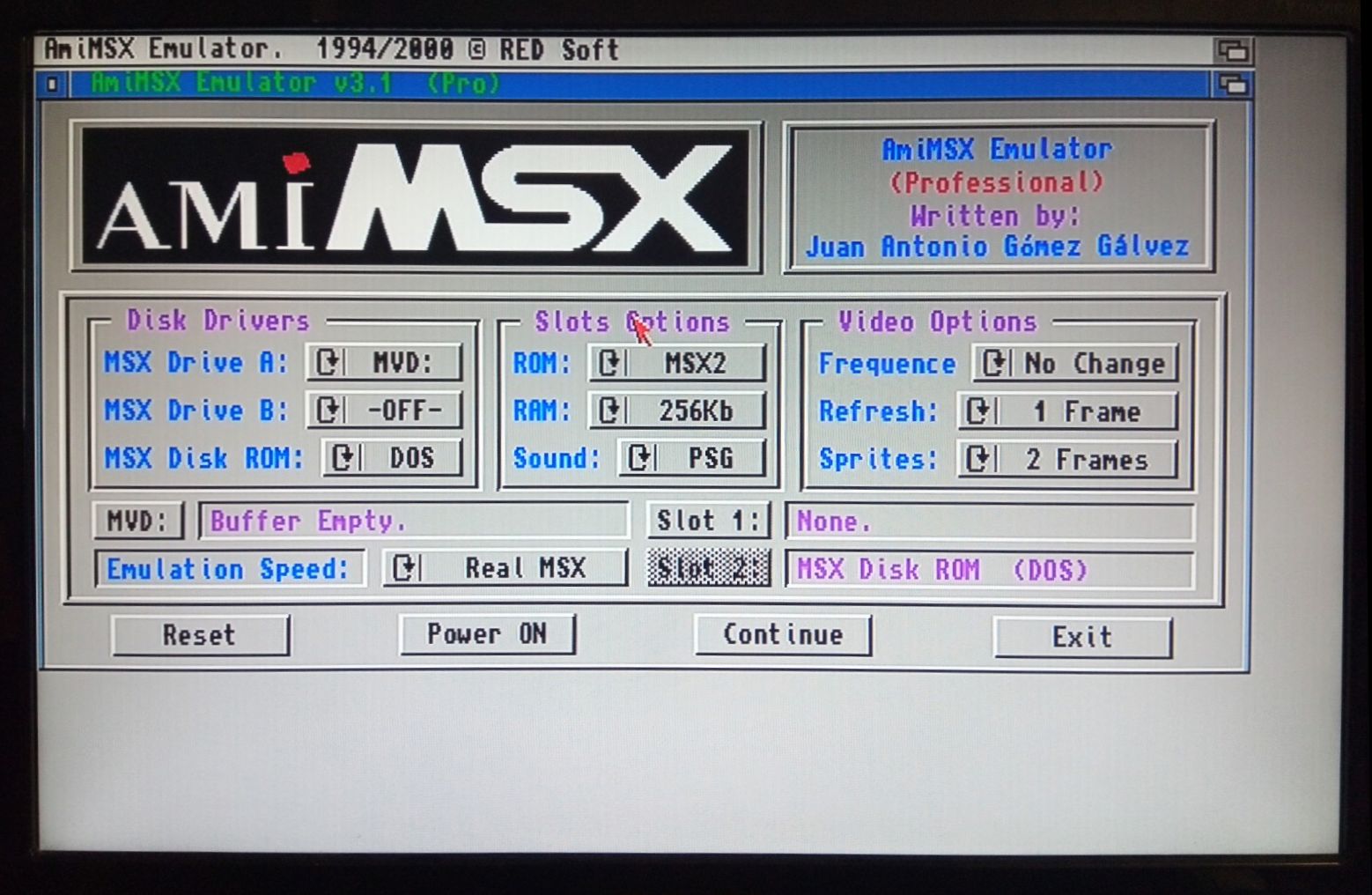 How to emulate MSX on an Amiga 1200 / 4000 with AmiMSX 3.1 – Old