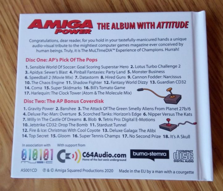 Amiga Power - The Album With Attitude - Music Album (photo by Old School Game Blog)